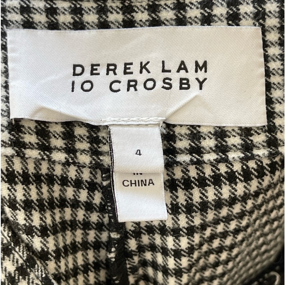 DEREK LAM 10 CROSBY Flare Leg Crop Trousers - Picture 5 of 8